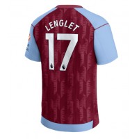 Pánský Fotbalový dres Aston Villa Clement Lenglet #17 2023-24 Domácí Krátký Rukáv